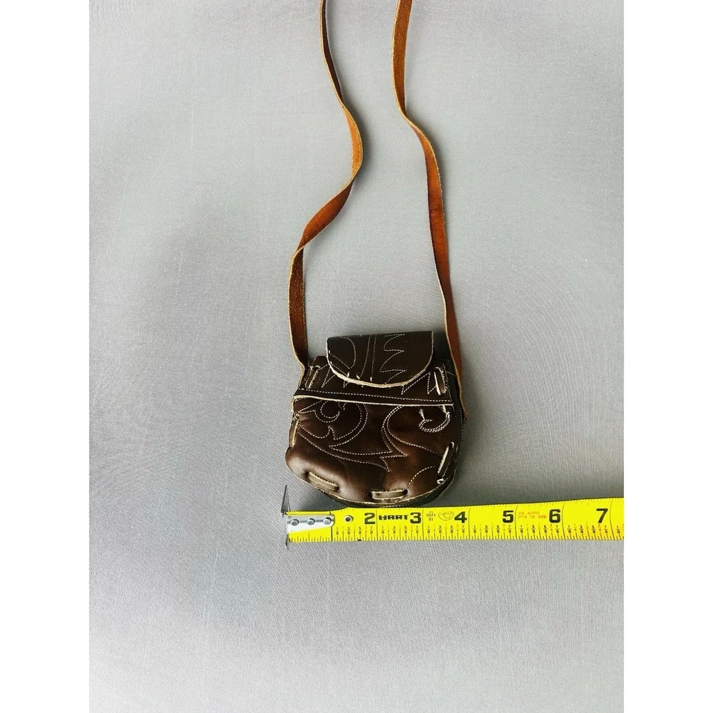Vintage‎ Small Leather Pouch With Strap
